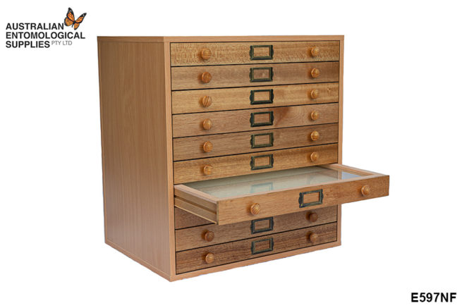 Entomological Cabinets - Timber - 10 Drawer - Standard Model 3