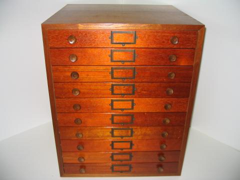 Entomological Cabinets - Timber - 10 Drawer - Deluxe Model 2
