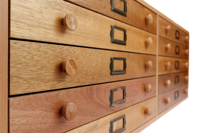 Entomological Cabinets - Timber - 10 Drawer - Standard Model - Deep Drawer 9