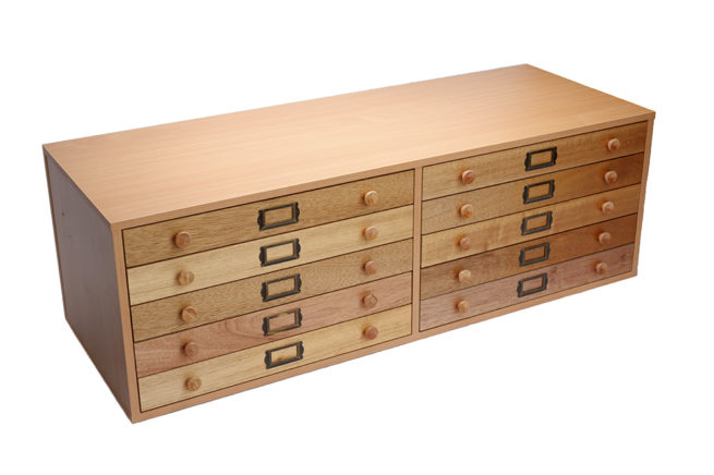 Entomological Cabinets - Timber - 10 Drawer - Standard Model - Deep Drawer 6
