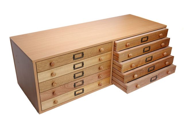 Entomological Cabinets - Timber - 10 Drawer - Standard Model - Deep Drawer 11