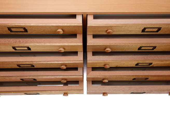 Entomological Cabinets - Timber - 10 Drawer - Standard Model - Deep Drawer 12