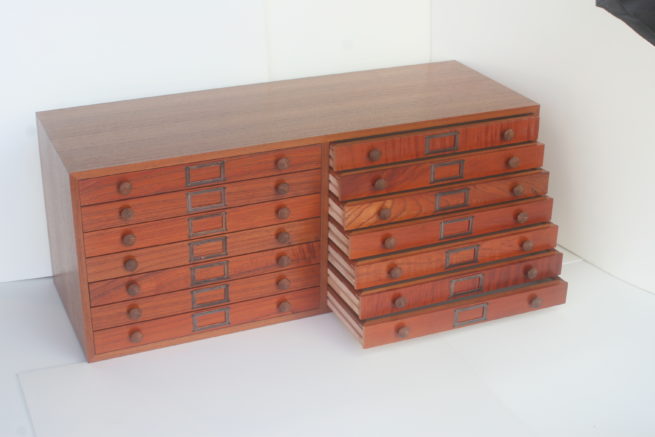 Entomological Cabinets - Timber - 14 Drawer - Deluxe Model 1