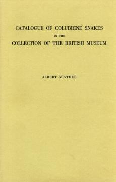 Catalogue of Colubrine Snakes in the Collection of the British Museum 1