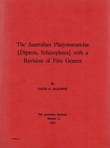 The Australian Platystomatidae [Diptera, Schizophora] with a Revision of Five Genera 1
