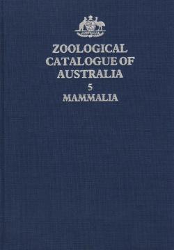 Zoological Catalogue of Australia Series 1