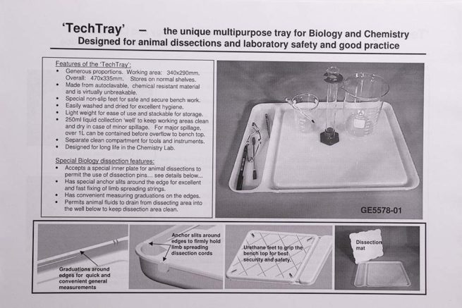 Techtray - Multi Purpose Dissection Tray & Mat 3