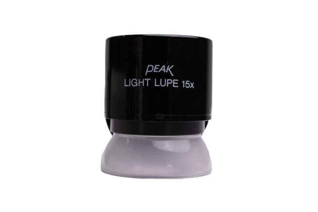 Peak Light Loupe 10x & 15x magnifiers 10