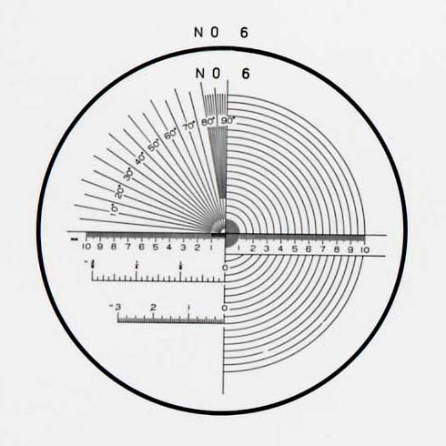 35mm Diameter 10X Magnification PEAK TSPS04-10 Loupe Precision Universal Graph Reticle No 4 