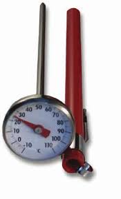 Dial Thermometer 25x130mm 1